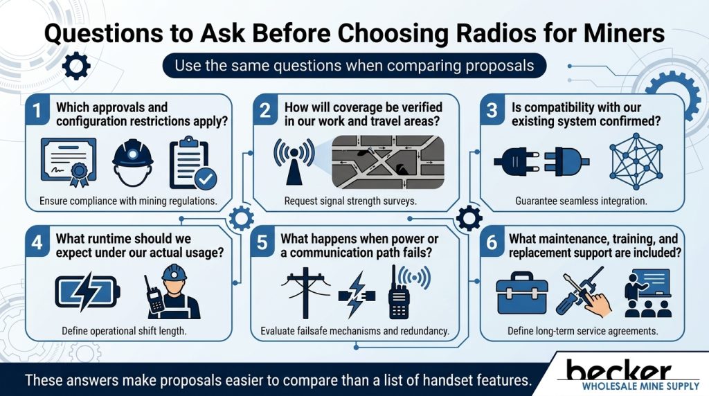 Radios for Miners